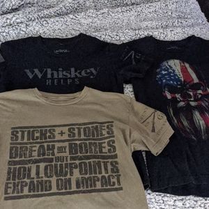 Grunt style lot of 3 medium shirts
